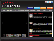 Tablet Screenshot of highlandsmontessori.cl